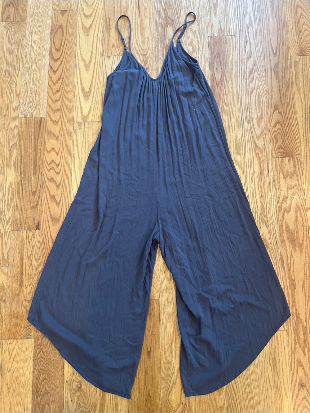 Earthbound Trading Co Gray Viscose Jumpsuit